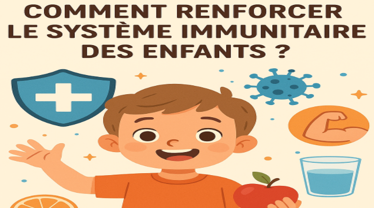 Comment renforcer le système immunitaire des enfants ?