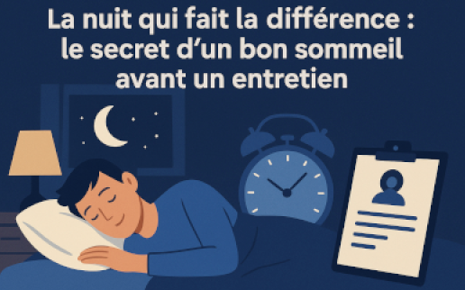 La nuit qui fait la différence : le secret d’un bon sommeil avant un entretien