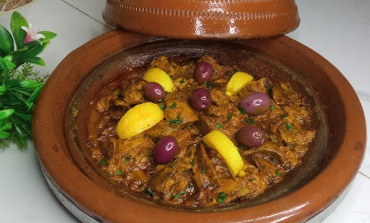 Tajine de foie de poulet mariné (Mcharmal)